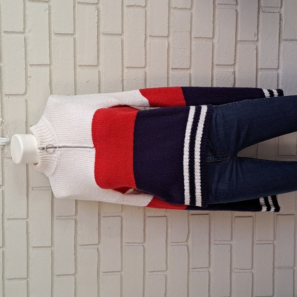 L.A. Hearts Color Block Quarter Zip Sweater. Size Small NWOT - Picture 1 of 8